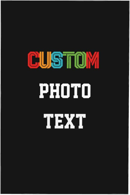 Custom Rectangle Table Cloth, Add Your Own Photo Logo Text, Personalized Tablecloth, Customizable Oil Proof Wipeable Table Cover for Wedding, Party, Restaurant, Outdoor, Picnic, 60x90in