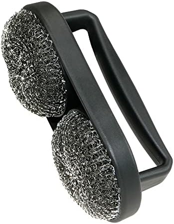 Mr. Bar-B-Q Oversized Dual-Head Stainless Steel Mesh Grill Scrubber Brush by MrBar-B-Q