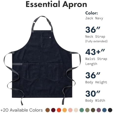 hedley & bennett Essential Chef Apron - Image 2
