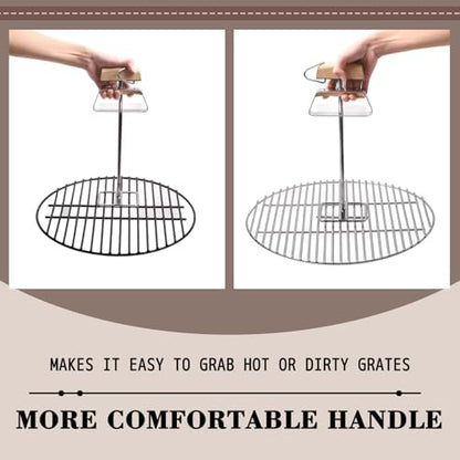 BBQ Grate Lifter Gripper for Big Green Egg Kamado Primo Grill Accessories Cast - Image 4