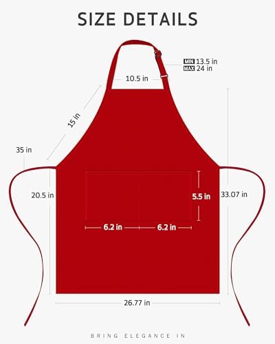 Syntus Chef Apron for Men Women - Image 2