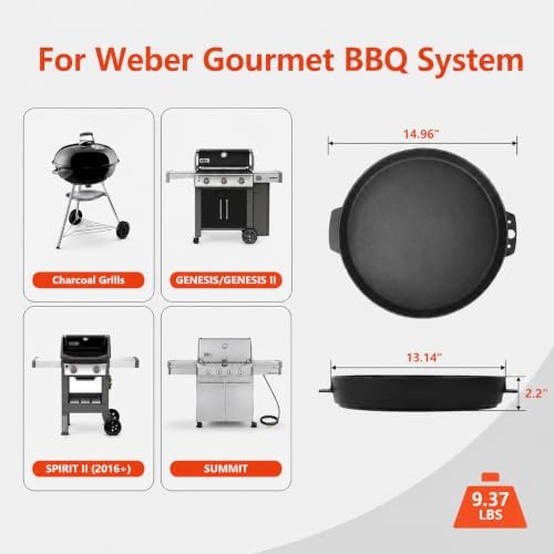 Upgraded 7421 Gourmet BBQ System Griddle - Image 2