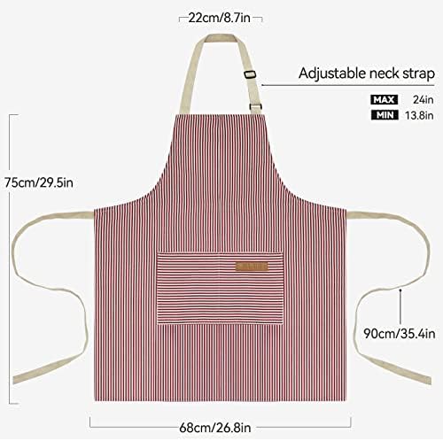 NLUS 2 Pack Cooking Aprons for Women - Image 3