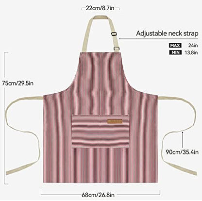 NLUS 2 Pack Cooking Aprons for Women - Image 3