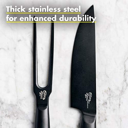 GreenPan Chop & Grill Chef's Knife & Chef's Fork Set - Image 5