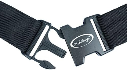 MELOTOUGH Tool Web Work Belt Buckle 2" inch Wide belt Black Simple Style - Image 4