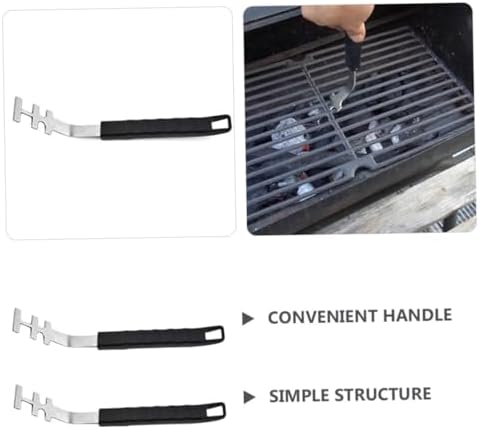 3Pcs Stainless Steel Grill Grate Lifters Barbecue Rack Gripper - Image 4