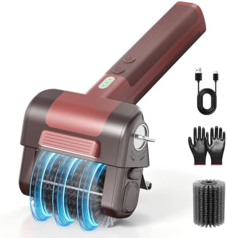 KL102 Electric BBQ Grill Brush, 1000 RPM Rechargeable BBQ Grill Cleaner by Unknown