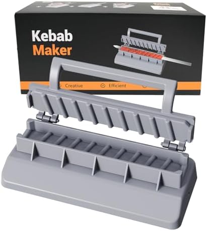 Large Kebab Maker Press, Manual Kabob Mould, Kabob Maker Barbecue Skewers Form by PEOUWNES