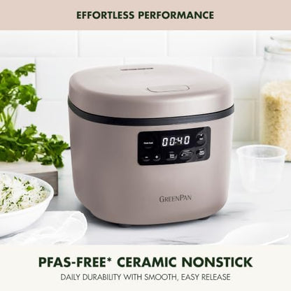 GreenPan Advanced Rice Cooker, 4-Cups Uncooked/8-Cups Cooked - Image 2