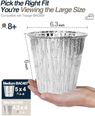Grease Bucket Liners for Traeger Timberline, Drip Bucket Liner Replacement for - Image 2