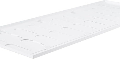 Vent Systems 16" x 6" Inch (Outer Dimensions) Metal Air Vent Grille - White Adjustable Register Vent Cover - Open/Close Air Supply Intake Wall Vent - Heating/Cooling Ceiling Grille for House, Garage