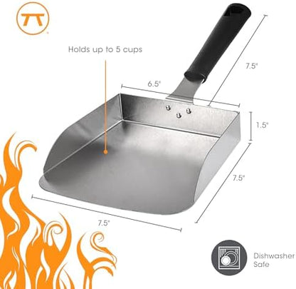 Outset Griddle Scoop Stainless Steel, XL 5 Cup Food Shovel - Image 6