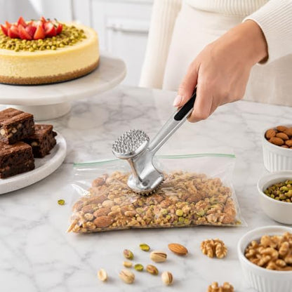 Restaurantware Met Lux Meat Tenderizer, 1 Double-Sided Meat Mallet - Image 4