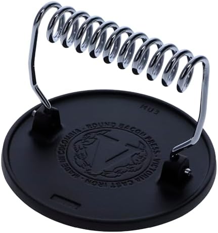 Victoria Round Cast-Iron Meat Press by VictoriaCastIron