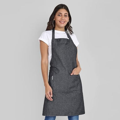 Chef Apron, Recycled Cotton Kitchen Apron - Image 6