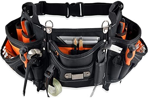 WELKINLAND 18-Pocket Carpenter tool belt, Easy-Access HVAC Tool Belt by WELKINLAND