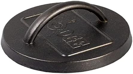 Lodge Pre-Seasoned Cast Iron Burger Press, 6.25 Inches by Lodge