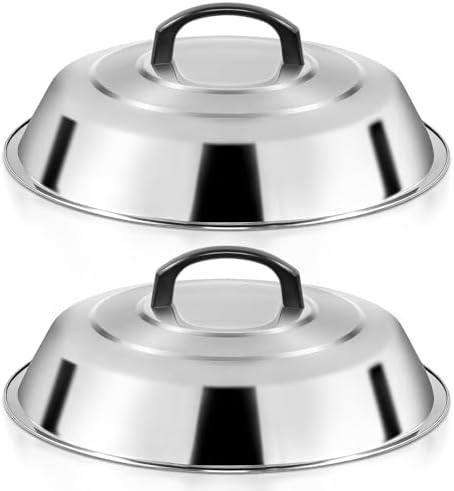 12 Inch Stainless Steel Cheese Melting Dome by KOMOKERU