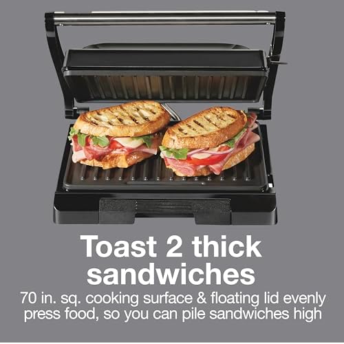 Proctor Silex Panini Press Sandwich Maker Grill & Electric Indoor Grill - Image 4