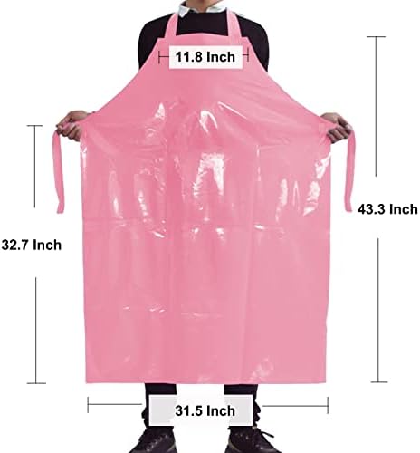 ELEBOX Waterproof Oil Proof Bib Apron Utility Apron Chemical Resistant Apron - Image 4