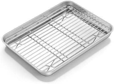 Homikit 10x8 Inch Small Stainless Steel Baking Sheet by Homikit