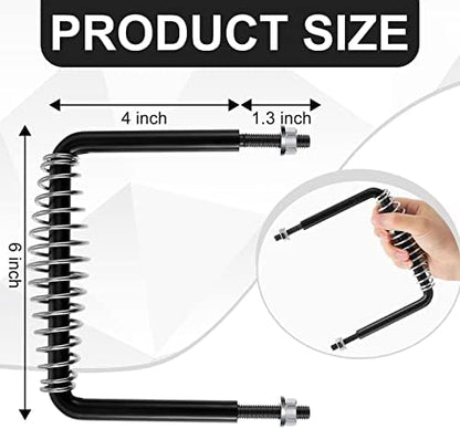 Dunzy 2 Pieces 6" Steel Spring Handle 5" Wide Overall - Image 2