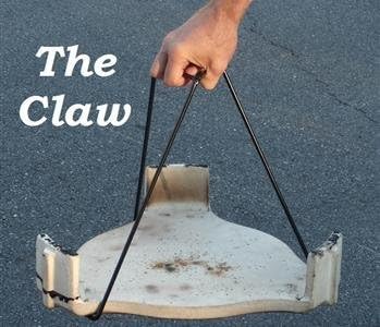 Claw Plate Setter Big Green Egg Conveggtor Ceramic Heat Deflector Lifting Tool - Image 3