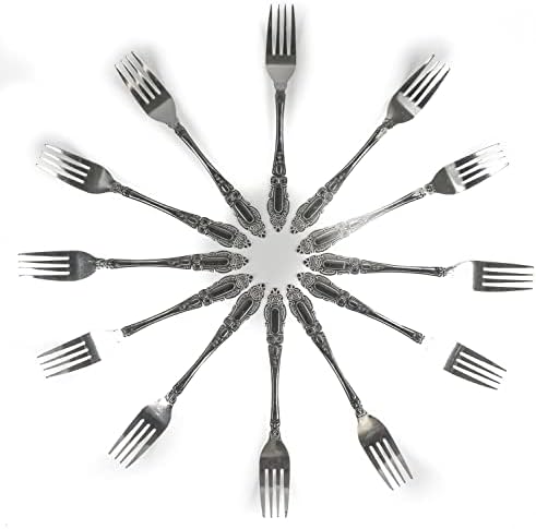 DecorRack 12pcs Dinner Forks, Stainless Steel, 7.5 inches, Dishwasher Safe - Image 2