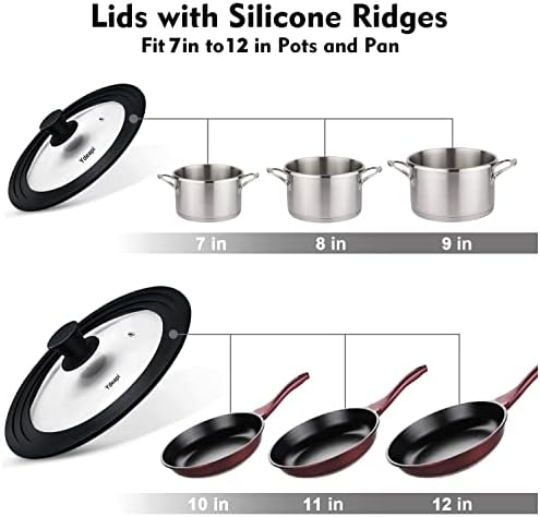 Ydeapi Universal Lids for Pots, Pans & Skillets - Image 3
