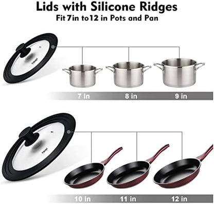 Ydeapi Universal Lids for Pots, Pans & Skillets - Image 3