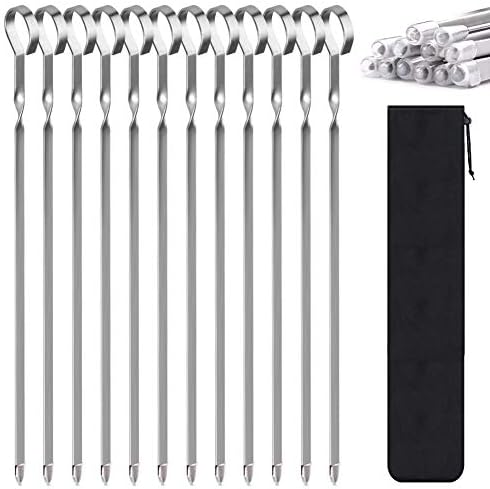 Skewers for Kabobs, 12 Pack by LANNEY