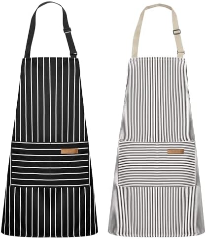 Syntus Apron for Men Women, Adjustable Cooking Kitchen Apron by Syntus