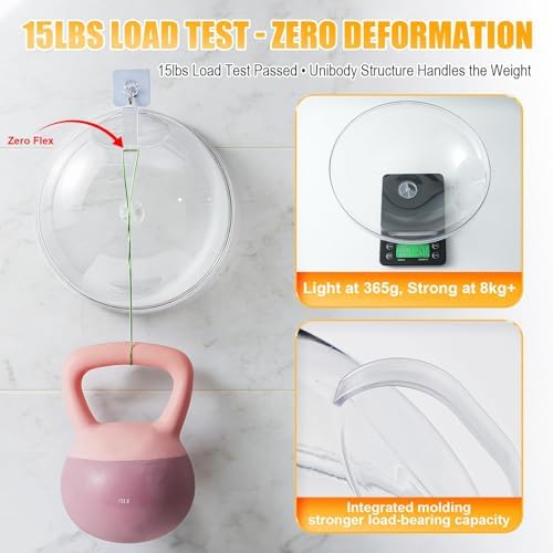 12" Clear Microwave Splatter Cover Integrated Handle BPA Free - Image 5