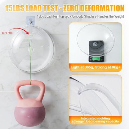12" Clear Microwave Splatter Cover Integrated Handle BPA Free - Image 5