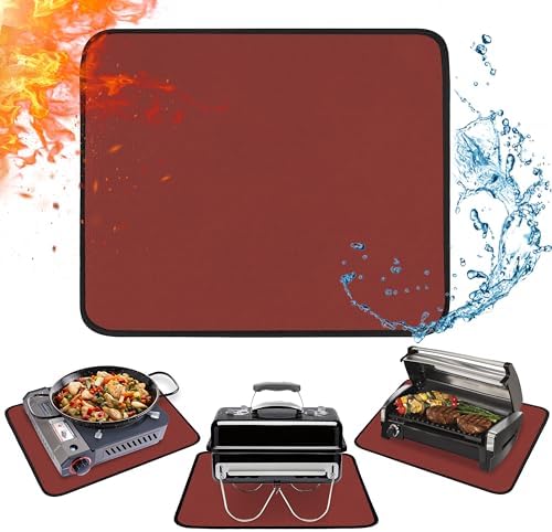 Heat Resistant Mats for Countertop fits Tabletop Grill by Amerbro