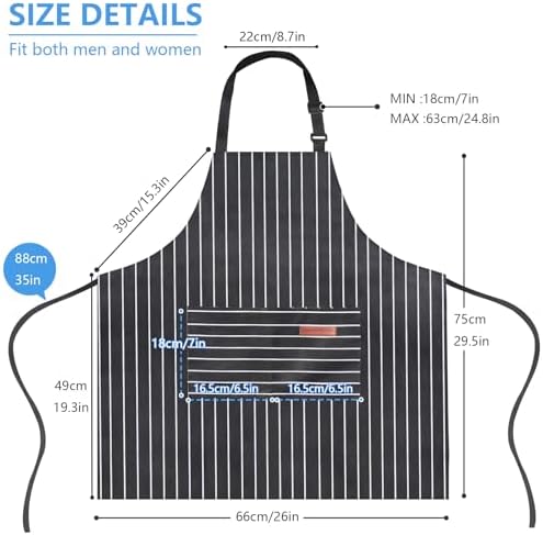 Adjustable Kitchen Aprons, 2 Pack - Image 2
