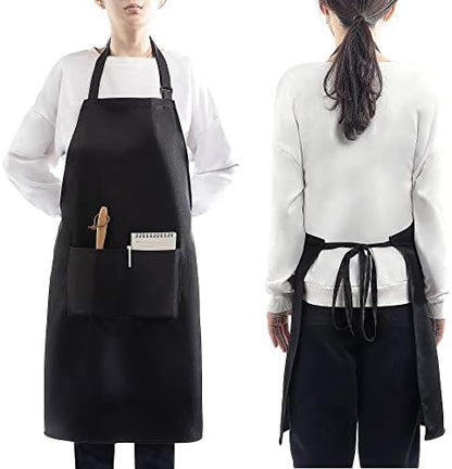 4 Packs Waterproof Cooking Chef Bib Aprons - Image 6