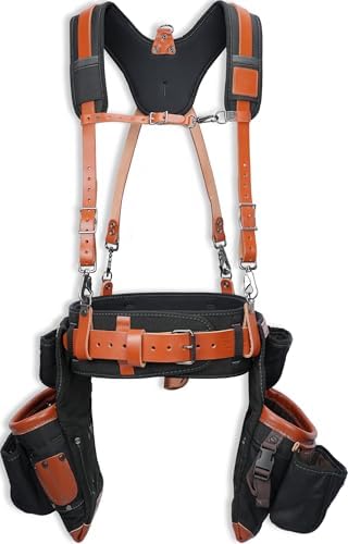 WELKINLAND Top-Grain Leather Tool Belt by WELKINLAND