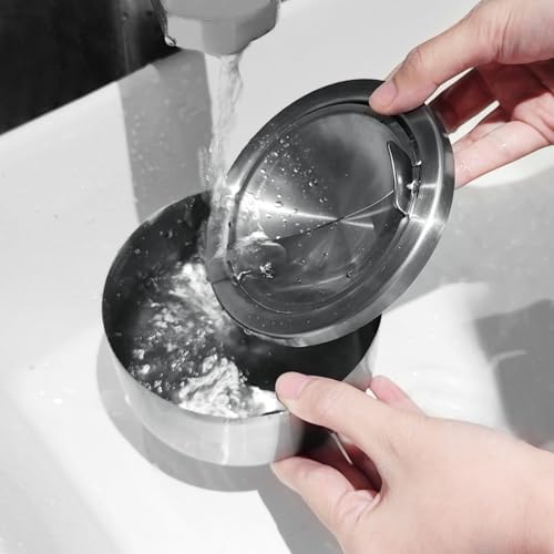 Windproof Ashtray with Lid - Image 5