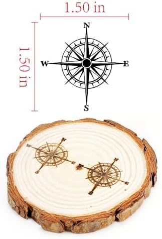 AIMOADO 1.5" Compass Branding Iron - Image 2