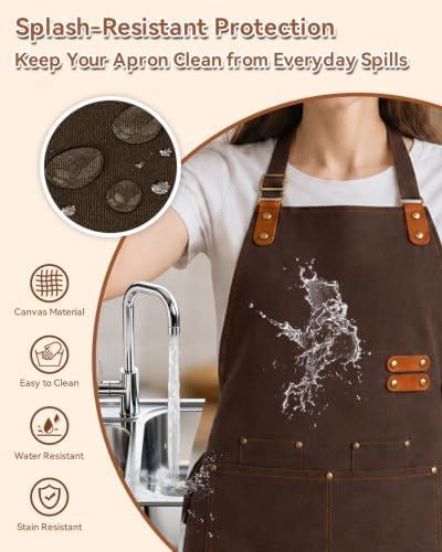 Teskyer Canvas Kitchen Apron - Image 4
