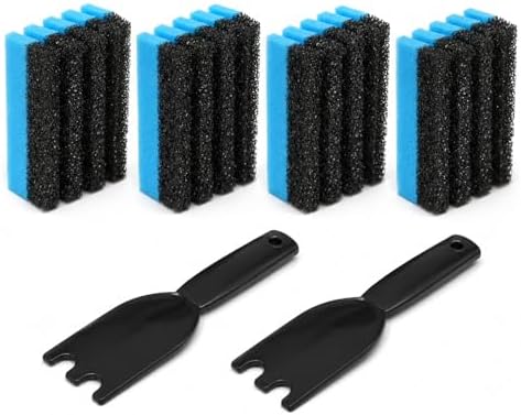4PCS Grill Cleaning Sponge + 2PCS Scraper by Unknown