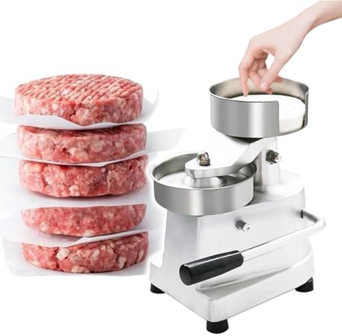 Commercial Hamburger Patty Press Maker, 4inch/5inch/6inch Manual Burger Press by Unknown