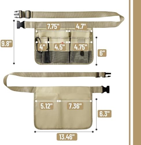 UNCO- Adjustable Gardening Belt, 7 Pockets, Cut and Water Resistant, Garden - Image 4