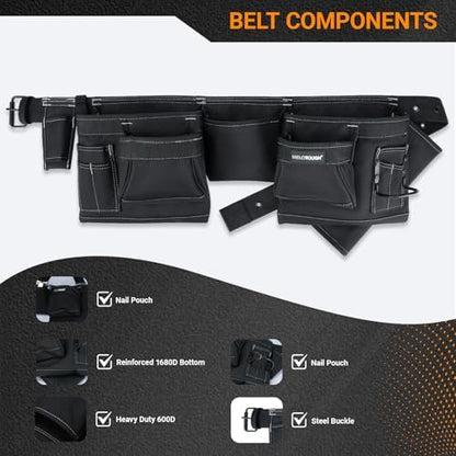 MELOTOUGH 14-Pocket Tool Belt Combo - Image 3