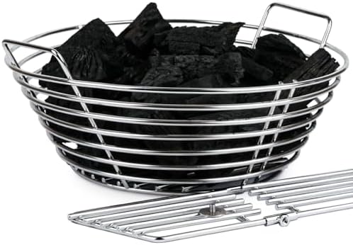 Charcoal Ash Basket for Large Big Green Egg & Kamado Joe Classic by Dallden