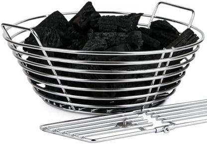 Charcoal Ash Basket for Large Big Green Egg & Kamado Joe Classic by Dallden