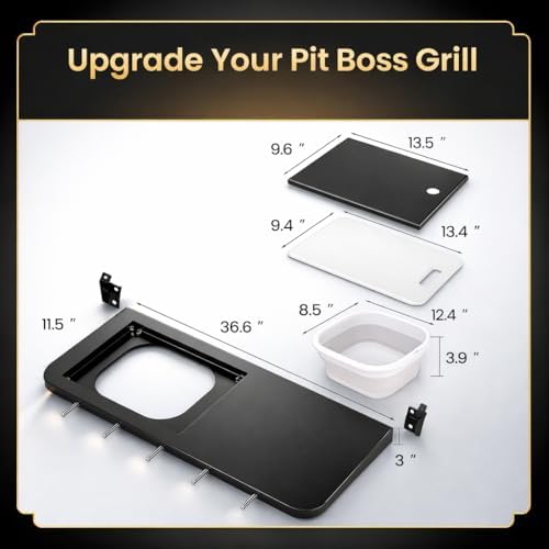 3-in-1 Foldable Front Shelf for Pit Boss Austin XL 1000/Savannah 1500 - Image 2