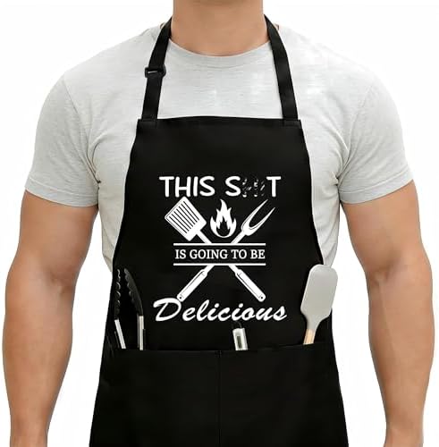 Funny Aprons For Men, Father's Fathers Day Kitchen Gifts For Dad Father Daddy by Unknown